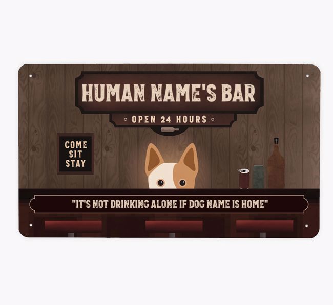 Vintage Bar: Personalised {breedFullName} Metal Sign